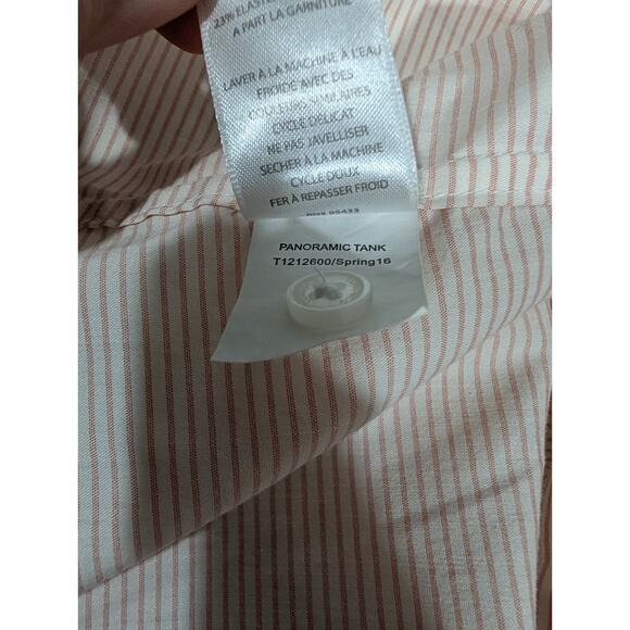 Toad&Co top womens Medium Pink Striped Panoramic Tank Outdoor - Picture 9 of 12